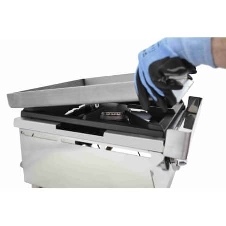 Placa adicional 40x40 cm sobre fogón 40PLN