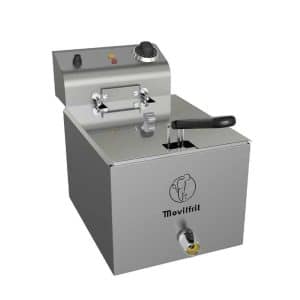 FREIDORAS ELÉCTRICAS ECONÓMICAS DE ACEITE CON CUBA PREMIUM Y CABEZAL FIJO-EXTRAÍBLE MOVILFRIT