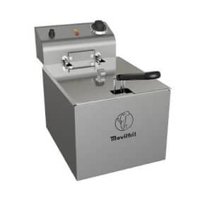 FREIDORAS ELÉCTRICAS ECONÓMICAS DE ACEITE CON DOBLE CONTACTOR Y CABEZAL FIJO-EXTRAÍBLE  MOVILFRIT