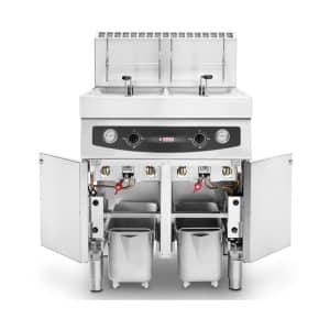 Freidora Industrial Elframo GT17+17 a Gas 17+17 litros