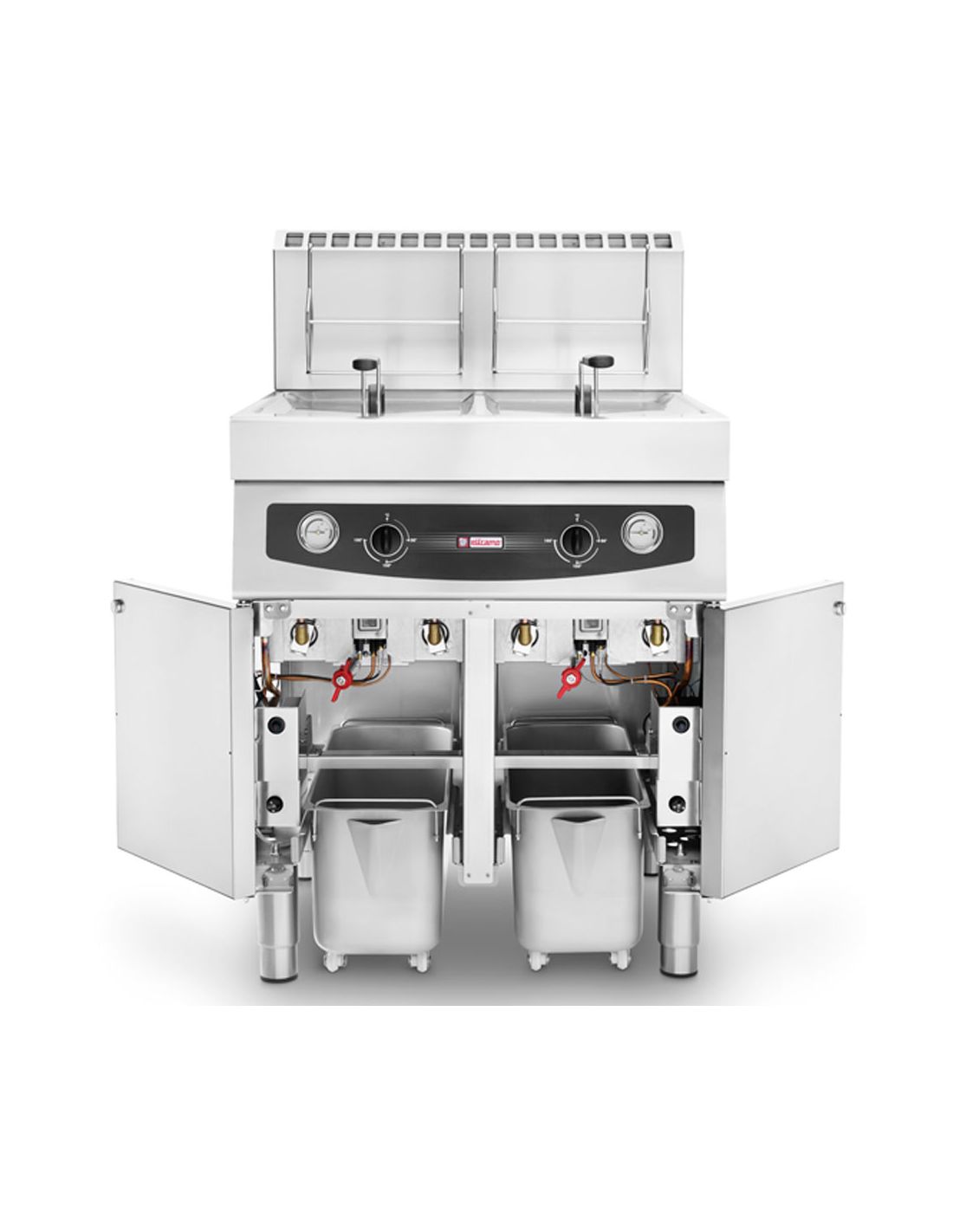 Freidora Industrial Elframo GT17+17 a Gas 17+17 litros