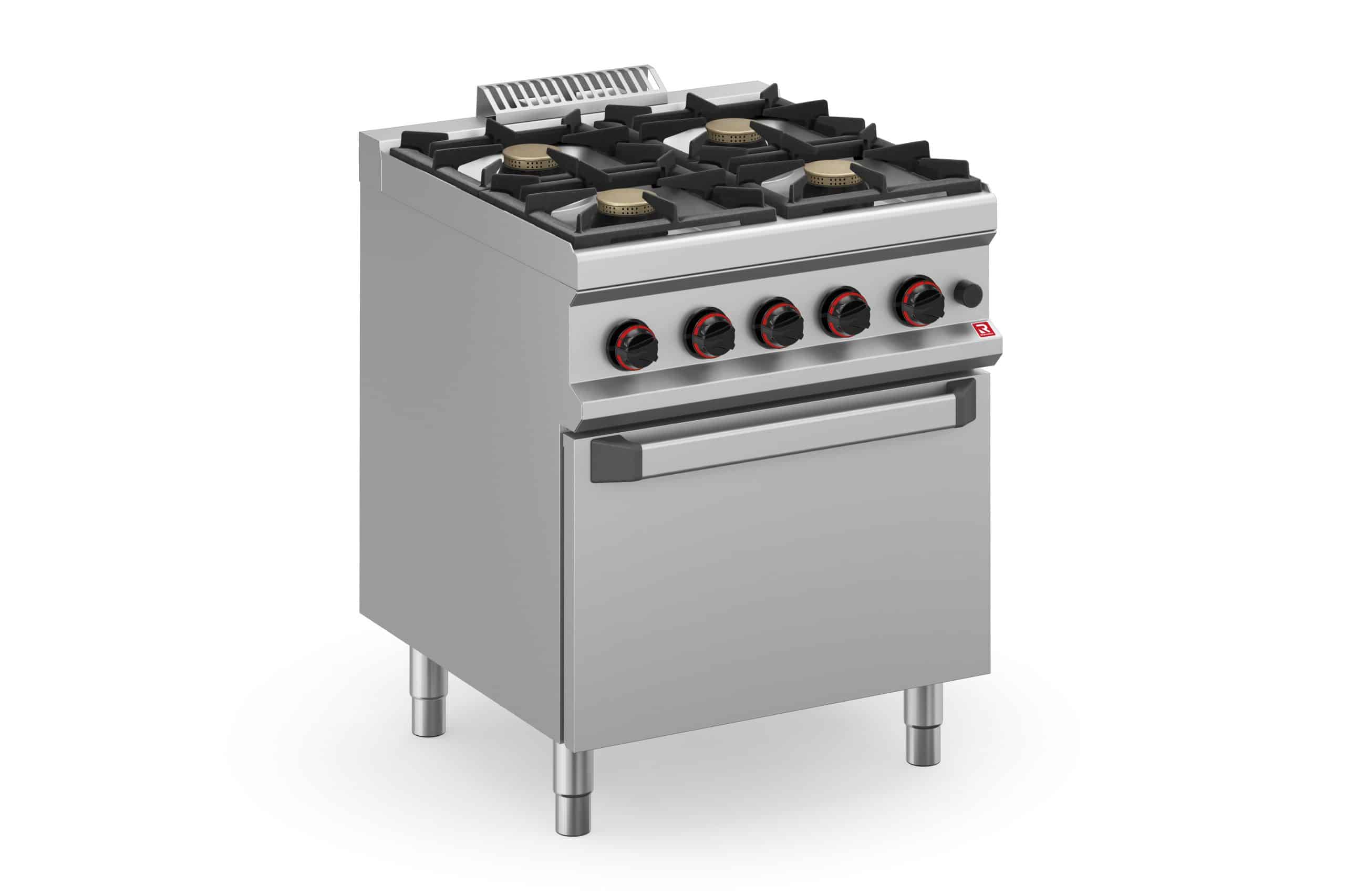Cocina a Gas modular Con horno MFB77FGXL NEO700 ROMAGSA