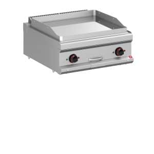 Fry top a Gas 70 cm Placa Lisa Cromo duro Sobremesa MFTG77TLC NEO700 ROMAGSA