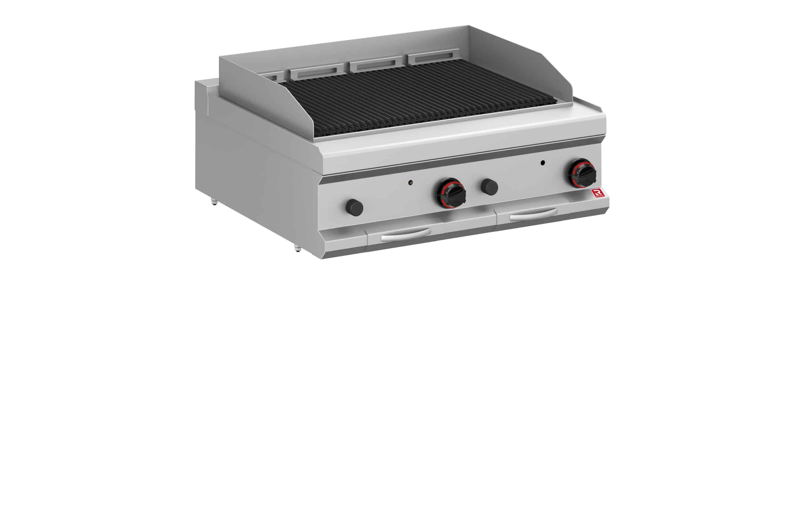 Barbacoa a Gas 80 cm Piedra volcánica Sobremesa MPLG78T NEO700 ROMAGSA