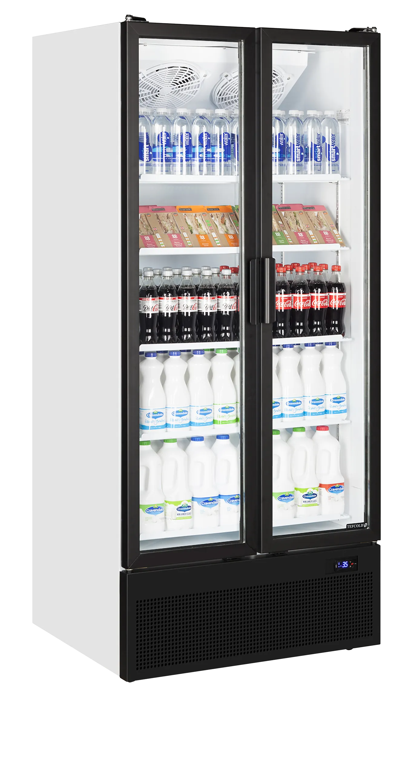 Armario Expositor FS890H 707 Litros 890x740x1990 TEFCOLD