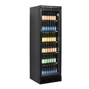Armario Expositor CEV425 BLACK L/H 358 Litros 595x600x1840 TEFCOLD
