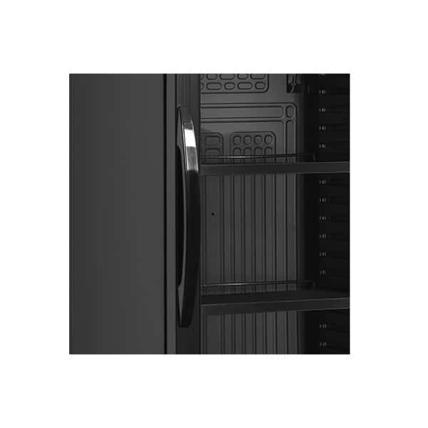 Armario Expositor CEV425 BLACK 358 Litros 595x600x1840 TEFCOLD