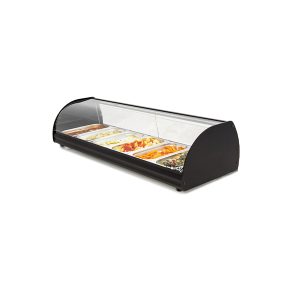 Vitrina calienta tapas Arilex 6 bandejas GN1/3-40 con luz 6CTL