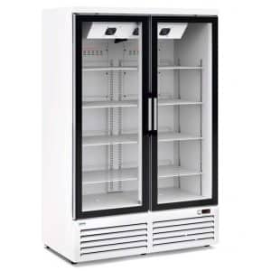 Expositor congelacion frio ventilado doble puerta 940 litros 1270x785x2000h mm AVEIRO ACM120PV