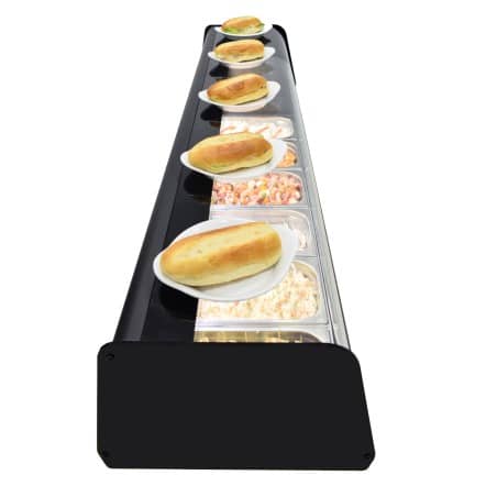 Vitrina Refrigerada de tapas 4 bandejas Arilex GN1/3 4VTG Vision