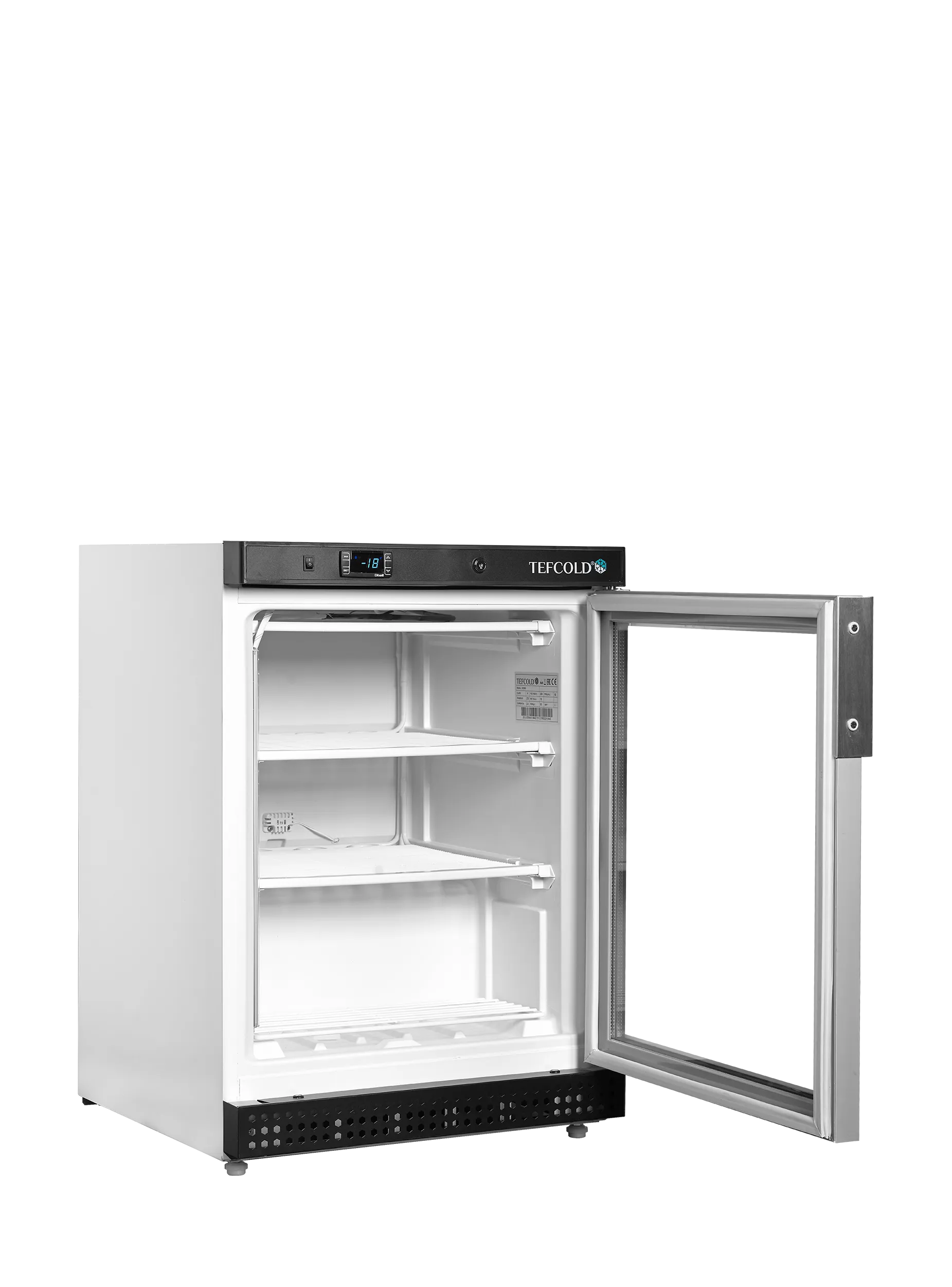 Congelador Expositor Puerta de Cristal UF200G 200 Litros 600x585x855 TEFCOLD