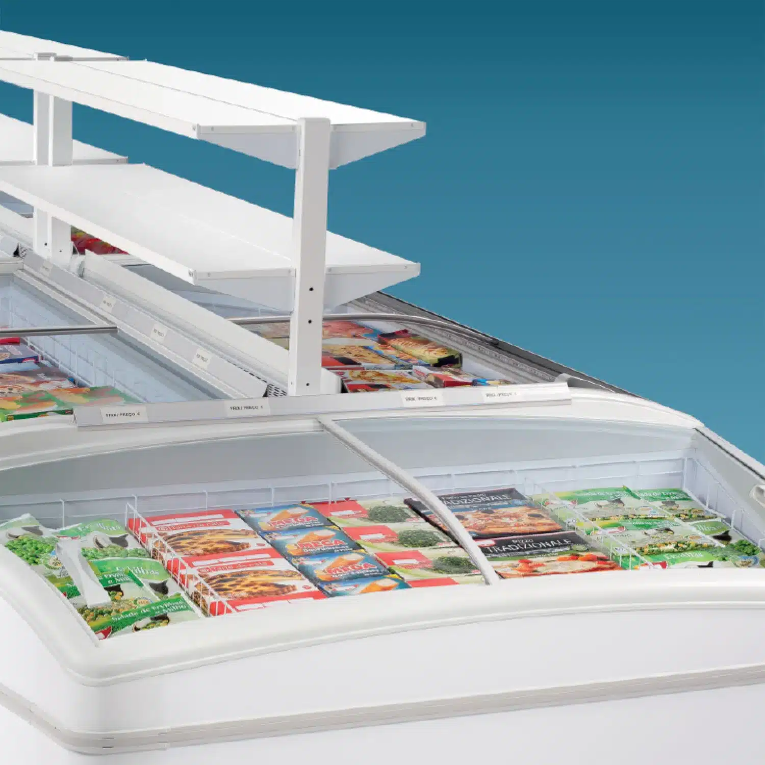 Isla de supermercado bitemperatura supermercado SHALLOW 150-CF 590 Litros 1520x920x790 TEFCOLD