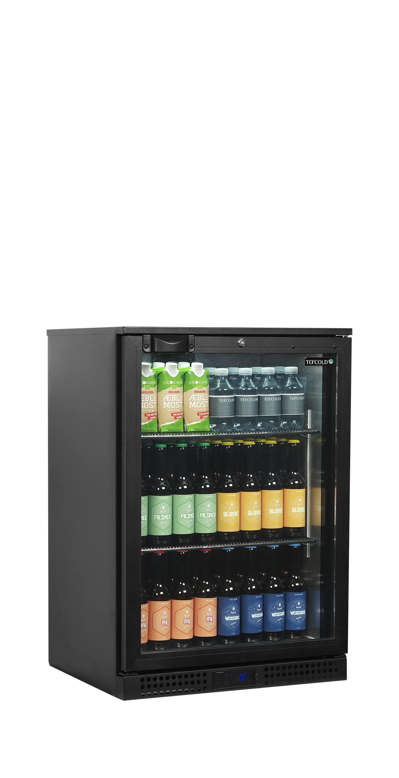 Armario Expositor Backbars BA16H Capacidad 115 litros - 600x520x870  TEFCOLD