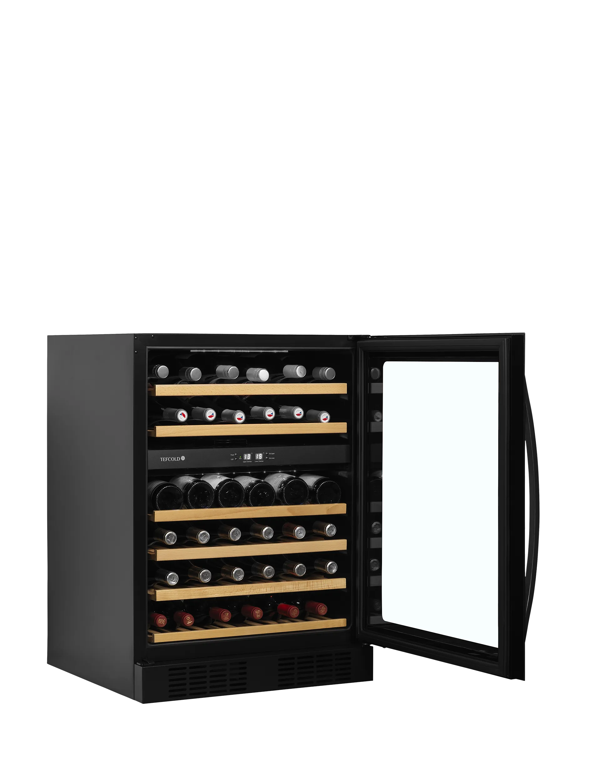 Armario Expositor de Vino TFW200-2F 141 Litros 595 x 570 x 820 TEFCOLD