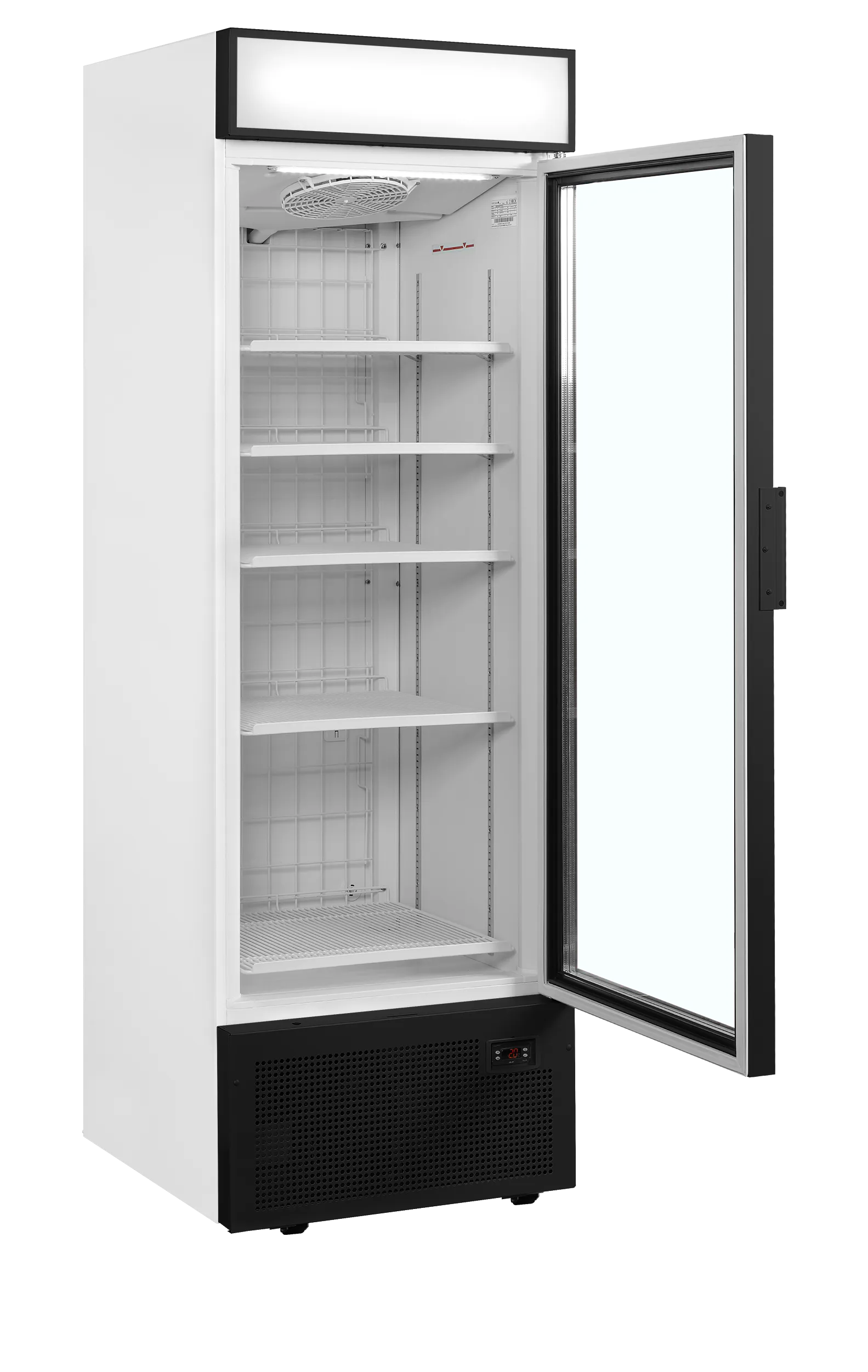 Congelador Expositor Puerta de Cristal UFSC1450GCP NF Silver 544 Litros 680x761x2149 TEFCOLD