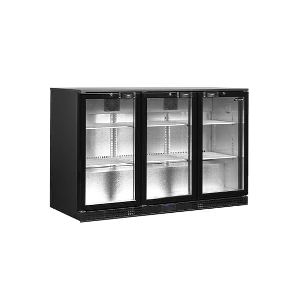 Armario Expositor Backbars db301h-3 Capacidad 278 litros - 1350x520x870  TEFCOLD