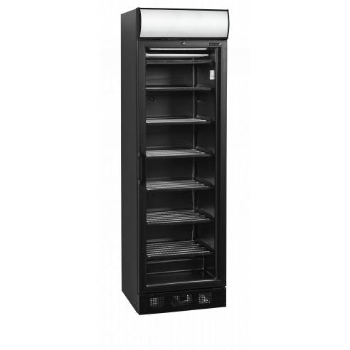 Congelador Expositor Puerta de Cristal UFSC371GCP Black 300 Litros 595x640x1980 TEFCOLD