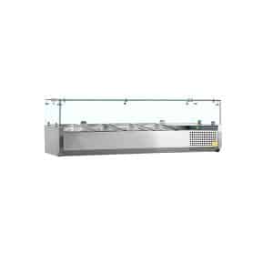 Vitrina refrigerada sobre encimera GN1/4 vk33-120 (1200 x 335 x 434 mm)