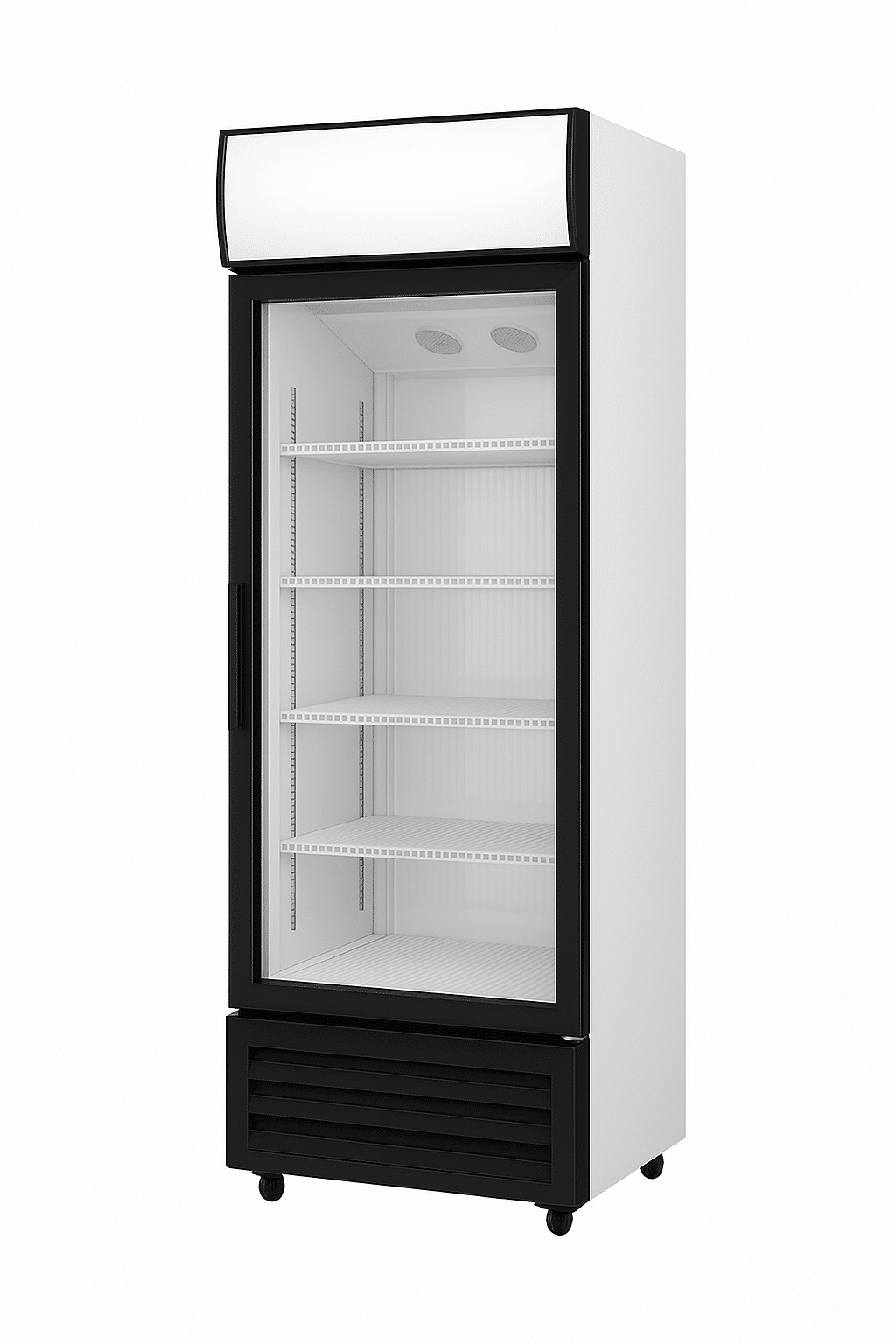 Armario Refrigerado 1 puerta de cristal  Blanco