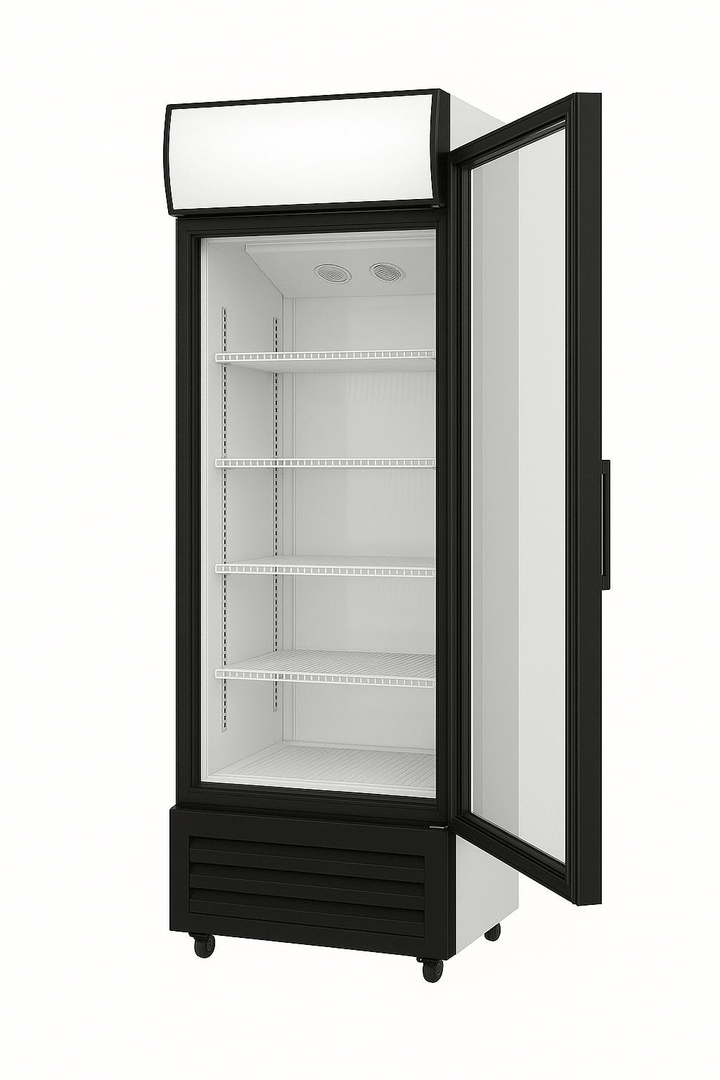 Armario Refrigerado 1 puerta de cristal  Blanco