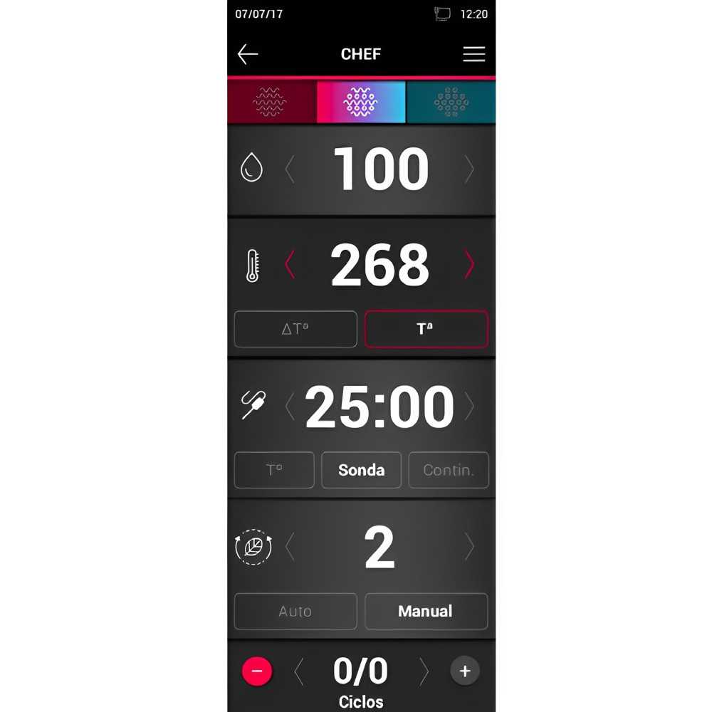 Horno iCook Eléctrico, de cocción combinada e inteligente, 6 GN 1/1 Mychef Horno iCook Eléctrico, de cocción combinada e inteligente, 6 GN 1/1 Mychef