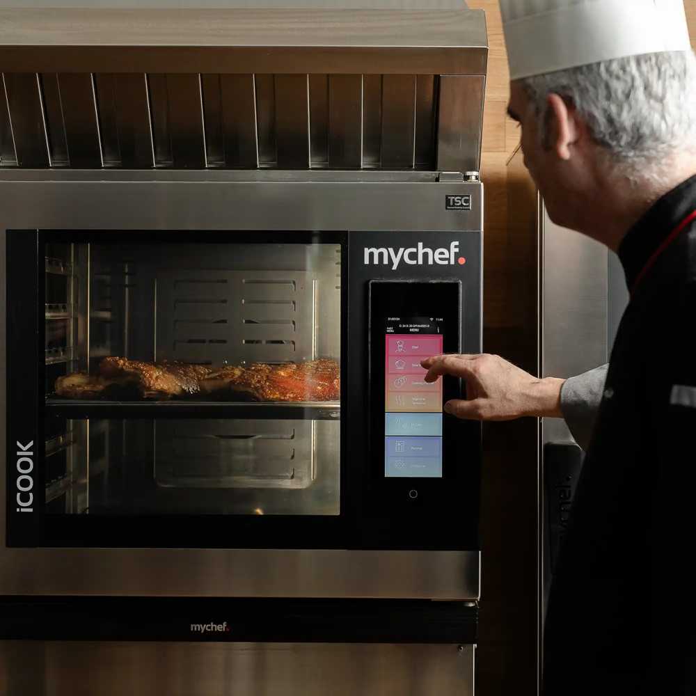 Horno iCook Eléctrico, de cocción combinada e inteligente, 6 GN 1/1 Mychef Horno iCook Eléctrico, de cocción combinada e inteligente, 6 GN 1/1 Mychef