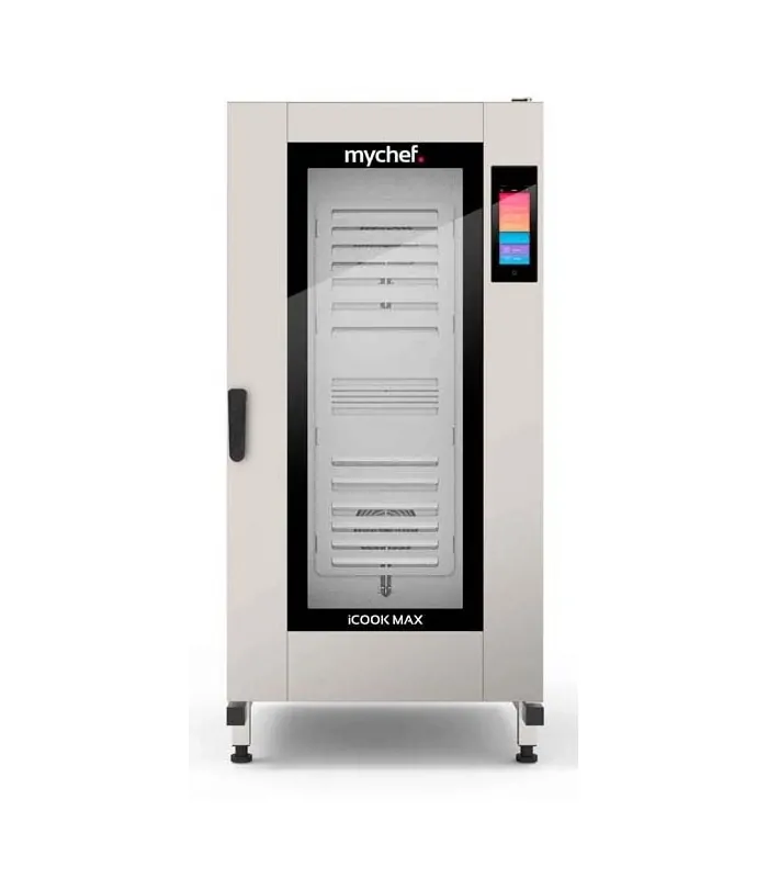 Horno eléctrico combinado de carro 3 modos de cocción de 65,7 kW 20 GN 2I1 Cook Max Master MyChef Horno eléctrico combinado de carro 3 modos de cocción de 65,7 kW 20 GN 2I1 Cook Max Master MyChef