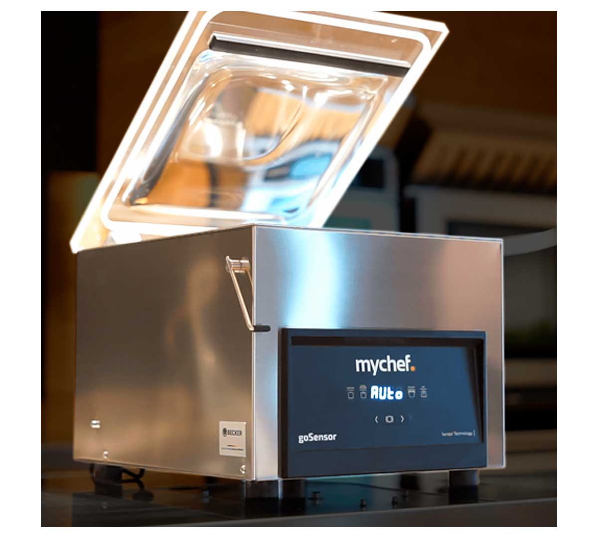 Envasadora Inteligente Sobremesa Mychef iSENSOR L Con Tapa Cúpula Envasadora Inteligente Sobremesa Mychef iSENSOR L Con Tapa Cúpula