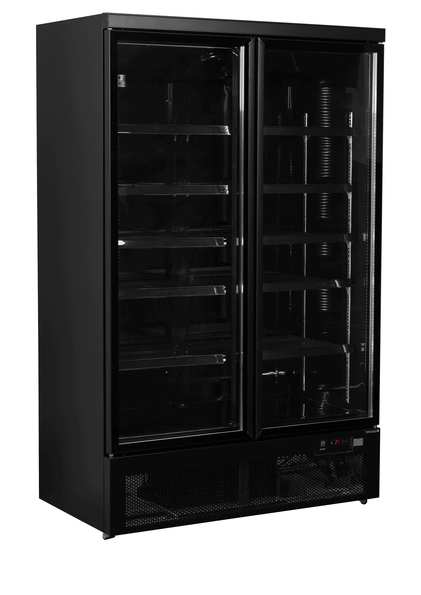 Expositor refrigerado 2 Puertas Atom Maxi C2DBB TEFCOLD Expositor refrigerado 2 Puertas Atom Maxi C2DBB TEFCOLD