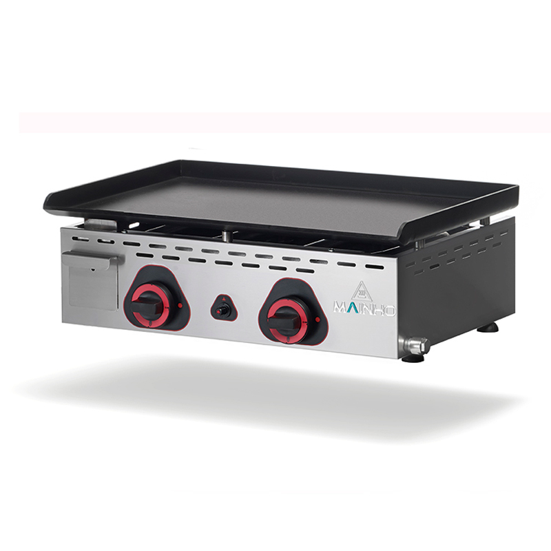 Plancha Profesional Gas– Hierro pavonado – Eco PV Uni Mainho, Modelos de 45 a 90 cm