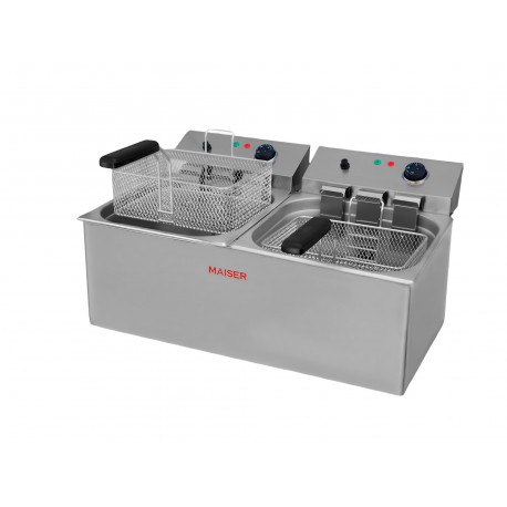 Freidora Doble de 10+10 litros - F12/10X2 - Maiser Freidora Doble de 10+10 litros - F12/10X2 - Maiser