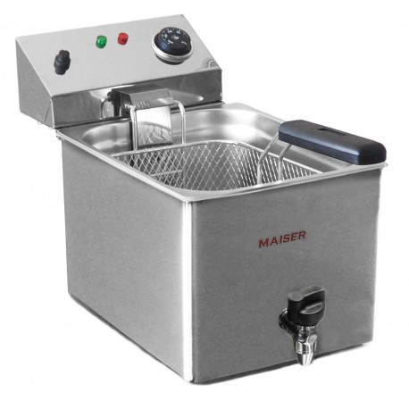 Freidora de 8 litros con Grifo - F10/8G - Maiser Freidora de 8 litros con Grifo - F10/8G - Maiser