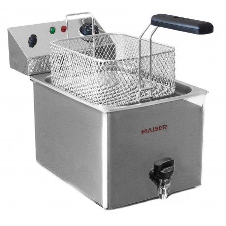 Freidora de 8 litros con Grifo - F10/8G - Maiser Freidora de 8 litros con Grifo - F10/8G - Maiser