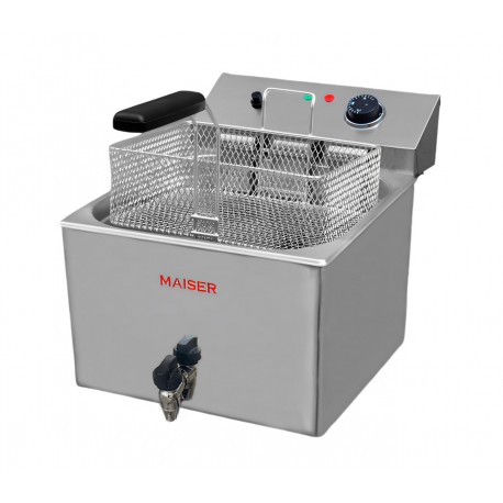 Freidora de 10 litros con Grifo - F12/10G - Maiser Freidora de 10 litros con Grifo - F12/10G - Maiser