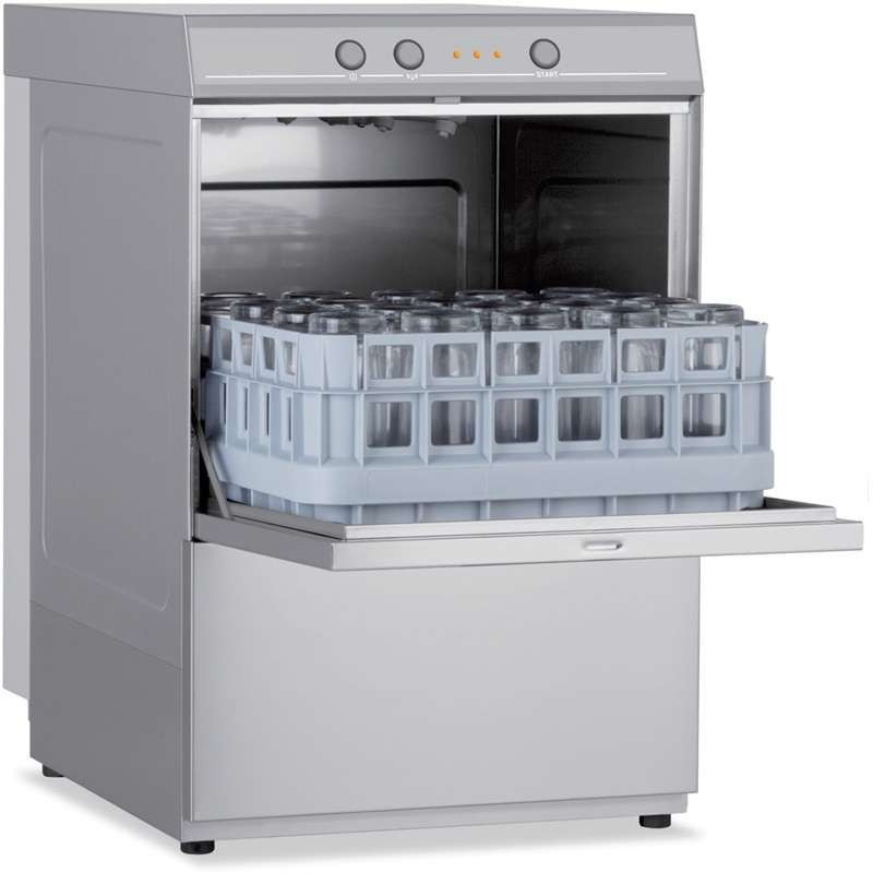 Lavavajillas Industrial con Cesta de 39x39cm de 440 x530 x670h mm VERONA CH400 Lavavajillas Industrial con Cesta de 39x39cm de 440 x530 x670h mm VERONA CH400