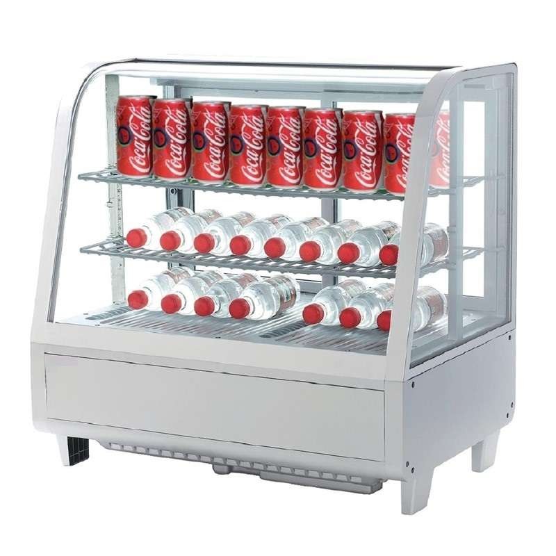 Vitrina Refrigerada Sobremesa 100 litros Blanco de 682 x450 x675h mm Línea Pekín XCW-100L-B Vitrina Refrigerada Sobremesa 100 litros Blanco de 682 x450 x675h mm Línea Pekín XCW-100L-B