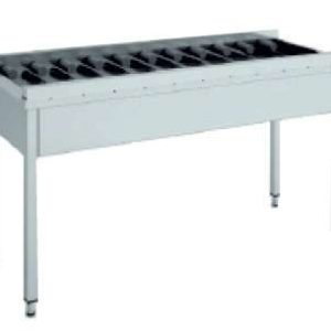 Mesa de Salida con Rodillos Recta de 1600 x 640 x850h mm MR-160