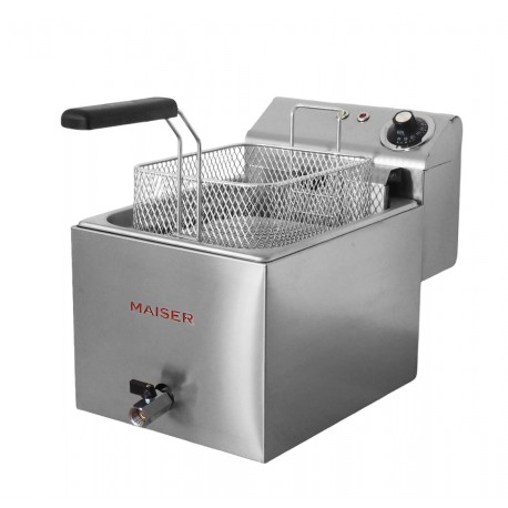 Freidora de 8 litros Grand Chef con Contactor y Grifo - F10/8CGE - Maiser Freidora de 8 litros Grand Chef con Contactor y Grifo - F10/8CGE - Maiser
