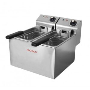 Freidora Doble de 4+4 litros Grand Chef con Contactor - F6/4CX2 - Maiser