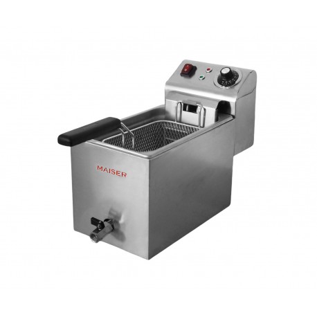 Freidora de 4 litros Maxi-Eco con Contactor y Grifo - F6/4MEGE - Maiser Freidora de 4 litros Maxi-Eco con Contactor y Grifo - F6/4MEGE - Maiser