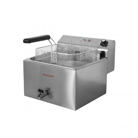 Freidora de 10 litros Grand Chef con Contactor y Grifo - F12/10C45GE - Maiser Freidora de 10 litros Grand Chef con Contactor y Grifo - F12/10C45GE - Maiser