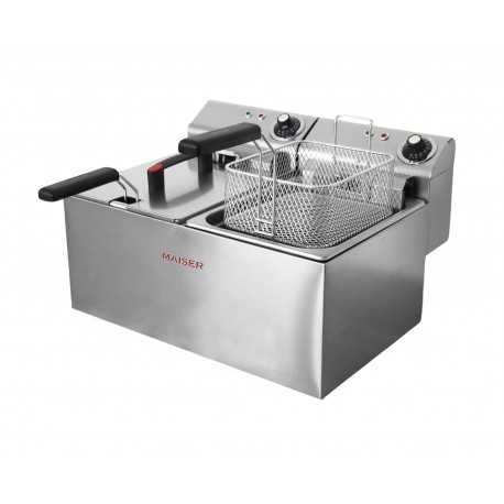 Freidora Doble de 8+8 litros Trifásica 400V con Contactor - F10/8TRIX2 - Maiser Freidora Doble de 8+8 litros Trifásica 400V con Contactor - F10/8TRIX2 - Maiser