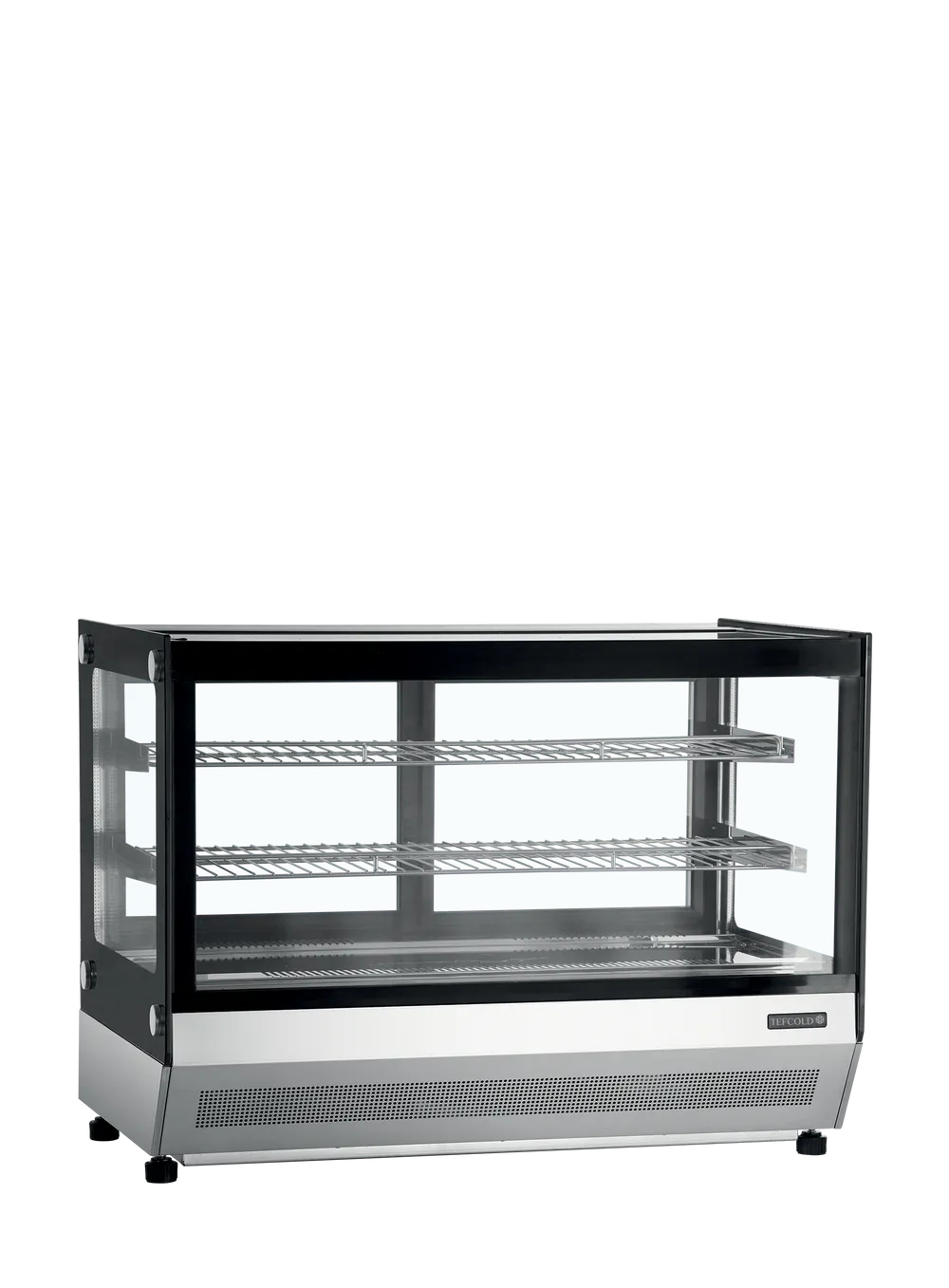 Vitrina de Exposición Refrigerada Tefcold LCT900F-BLACK Vitrina de Exposición Refrigerada Tefcold LCT900F-BLACK