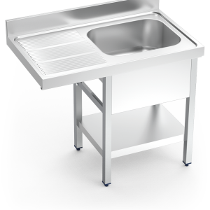 Fregadero inox para lavavajillas serie 700 1 cubeta 1 escurridor izquierda
