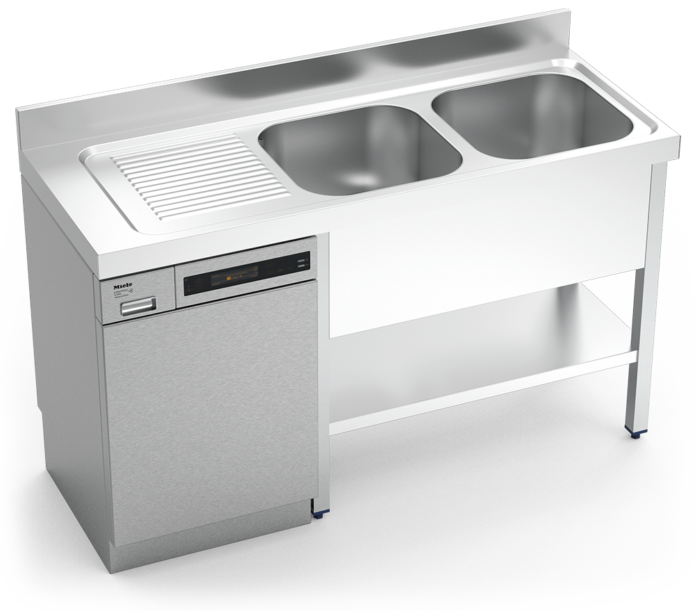 Fregadero inox para lavavajillas serie 600 2 cubetas 1 escurridor izquierda Fregadero inox para lavavajillas serie 600 2 cubetas 1 escurridor izquierda
