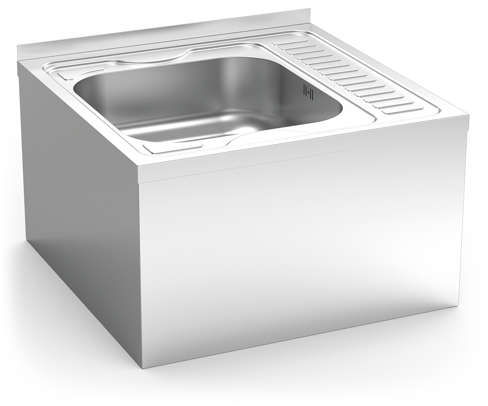 Fregadero colgante con faldón escurridor derecha Serie 6.6 Compact Fregadero colgante con faldón escurridor derecha Serie 6.6 Compact