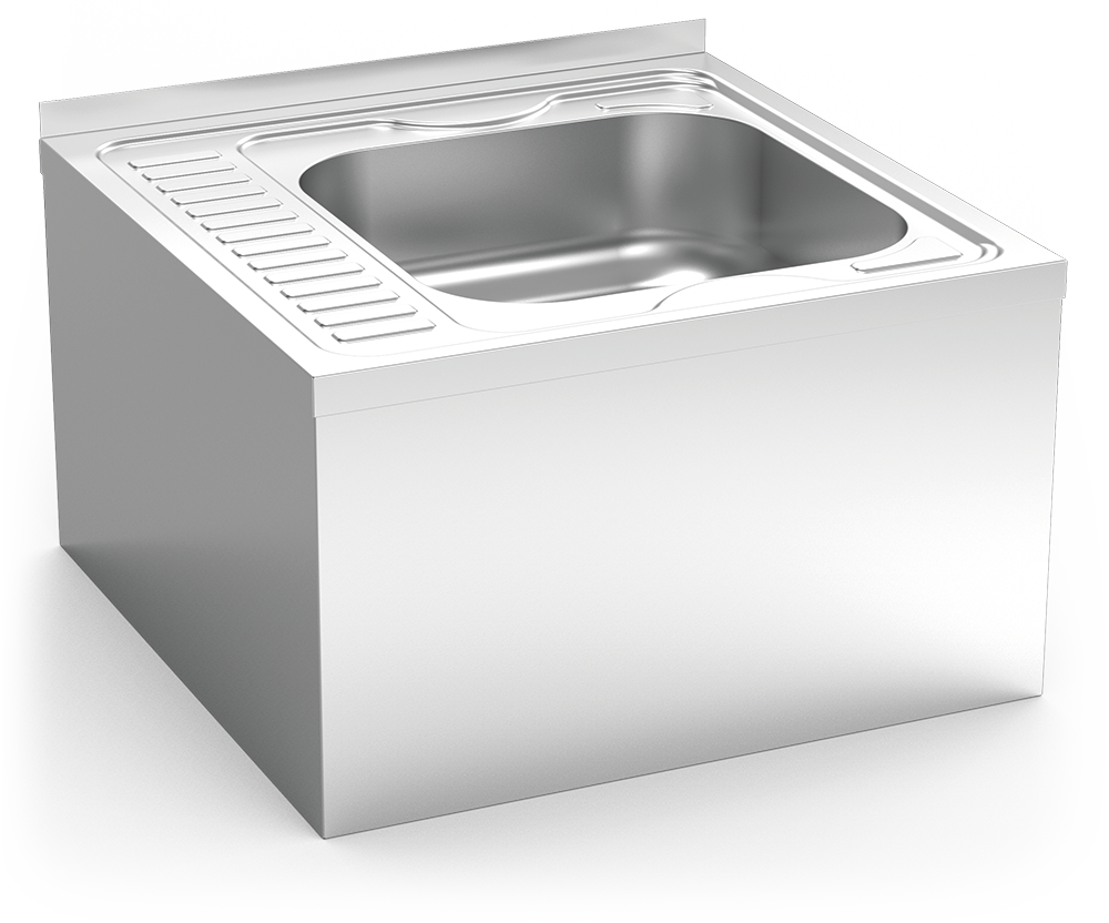 Fregadero colgante con faldón escurridor izquierda Serie 6.6 Compact Fregadero colgante con faldón escurridor izquierda Serie 6.6 Compact