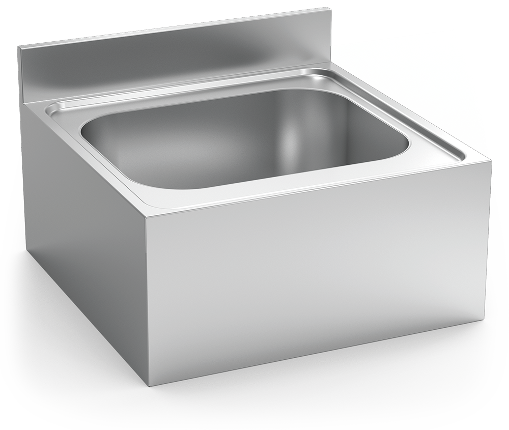 Fregadero inox colgante con faldón serie 700 1 cubeta Fregadero inox colgante con faldón serie 700 1 cubeta