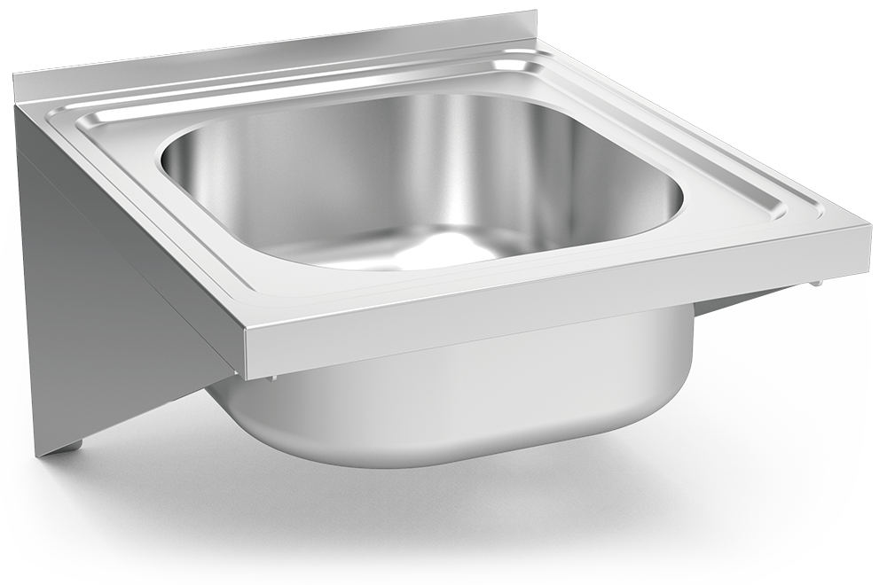 Fregadero inox colgante con cartelas serie 500 1 cubeta Fregadero inox colgante con cartelas serie 500 1 cubeta
