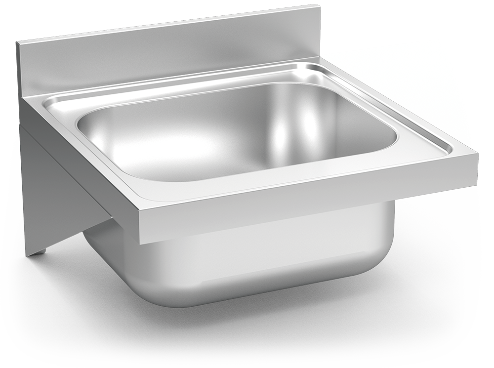 Fregadero inox colgante con cartelas serie 600 1 cubeta Fregadero inox colgante con cartelas serie 600 1 cubeta